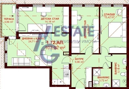 Четиристаен апартамент в Св. Влас