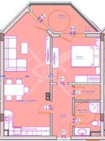 Двустаен апартаметн в Сарафово 621-19923