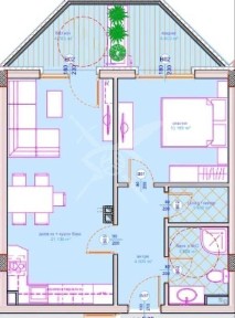 Двустаен апартамент в Сарафово 621-19936