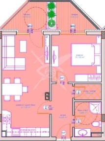 Двустаен апартамент в Сарафово 621-19935