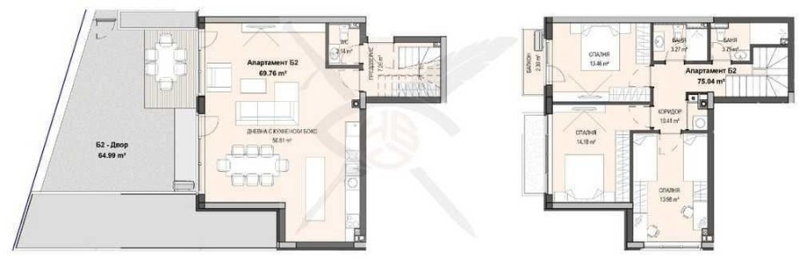 Мезонет в ж. к. Кръстова вада № 907-26650