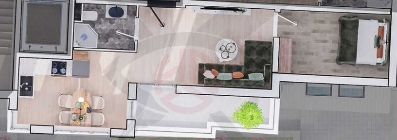 Двустаен апартамент в ж. к. Стрелбище № 946-27751