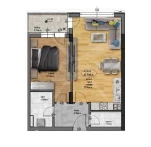 Двустаен апартамент Остромила 199-14822