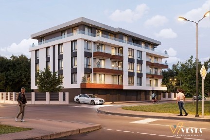 Новострояща се сграда в Свиленград