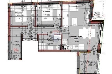 Тристаен апартамент за продажба в кв. Изгрев Т3772