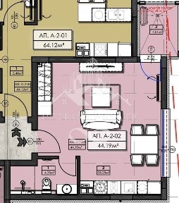 1-стаен в Пазарджик, област-гр. Велинград площ 51 цена 50700