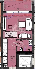 1-стаен в Пазарджик, област-гр. Велинград площ 45 цена 44800