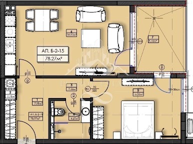 2-стаен в Пазарджик, област-гр. Велинград площ 90 цена 89750
