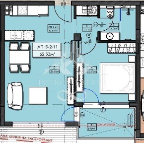 2-стаен в Пазарджик, област-гр. Велинград площ 72 цена 71700