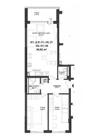 Тристаен, 99 кв. м., гр. Пловдив, кв. Кършияка