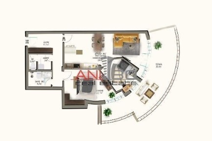 3-стаен в Варна, област-м-т Ален Мак площ 153 цена 184000
