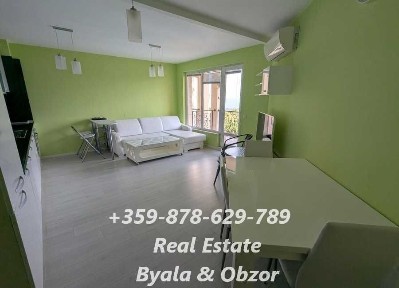 двустаен апартамент с морска гледка на 100 метра от плажа в гр. Бяла