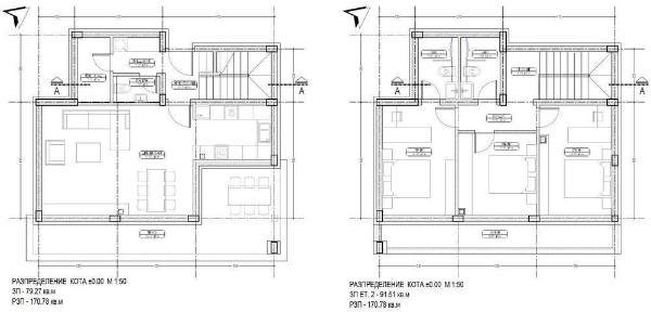 Нова двуетажна къща в с. Куманово БЕЗ КОМИСИОНА