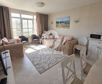 Тристаен апартамент с ГЛЕДКА МОРЕ в к-с Флорес Гарден, гр. Черноморец