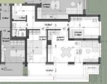 Тристаен в новострояща се сграда в кв., Изгрев, Варна