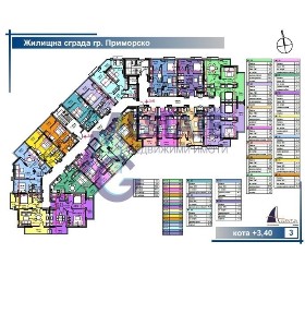 Южен тристаен апартамент в гр. Приморско.