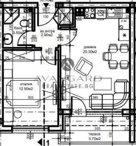 оф. 24429 Изгоден двустаен пред акт 14/ Беломорски