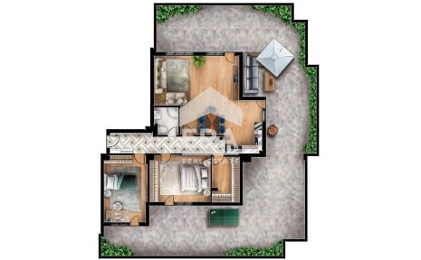 ЕРА Фаворит продава тристаен апартамент с панорамна покривна тераса бл