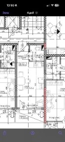 1-стаен в Бургас, област-с. Черноморец площ 41