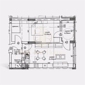 Двустаен апартамент - Левски 1