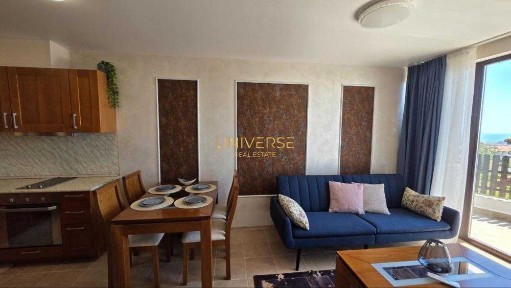 2етажен, 2 +1 предлага панорамна гледка към морето. Кошарица. #4701