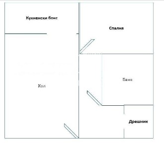 2-стаен в София-Овча Купел 1 площ 46