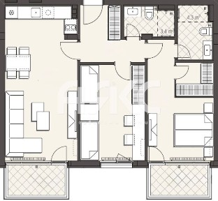 Тристаен просторен апартамент в кв. Овча купе до МЕТРОСТАНЦИЯ