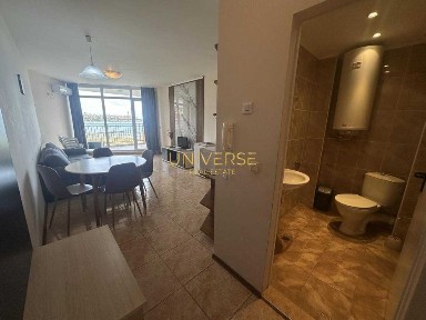 1+1 с видом на море на первой береговой линии в Ахелое#5254