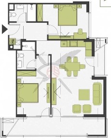 Тристаен апартамент в кв. Кръстова Вада № 572-19019