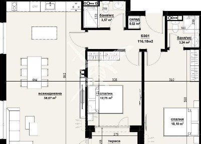 Тристаен - Изгрев