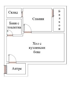 2-стаен в София-Манастирски Ливади площ 65 цена 185000