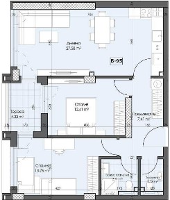 ТОП ЦЕНА! Тристаен апартамент кв. Гагарин