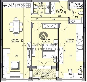оф. 24789 АКТ 14! Тристаен с гараж/ Гагарин