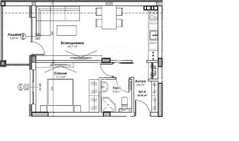 Двустаен нов апартамент 69 кв. м с панорамна тераса, кв. Прослав, Плов