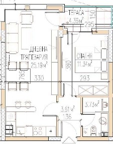Двустаен апартамент НОВА СГРАДА - Остромила