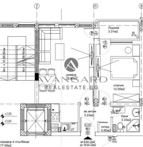 оф. 24214 АКТ 16! Двустаен с паркомясто/ Остромила