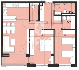 Тристаен апартамент в кв. Кръстова вада