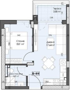 ТОП ЦЕНА! Двустаен апартамент кв. Гагарин