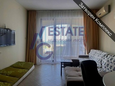 Двустаен апартамент на първа линия море в Царево. ФРОНТАЛНА ГЛЕДКА