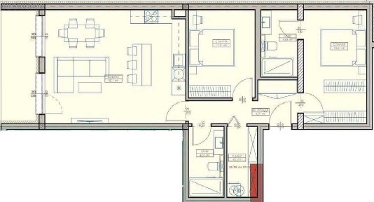 Нова Сграда / Дневна - 30 кв. м / Чист Запад / Семеен Имот !