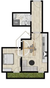 Двустаен апартамент с веранда НОВА СГРАДА - Остромила