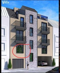 Двустаен апартамент с гараж