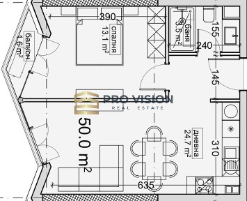 2-стаен в Варна-Владислав Варненчик 1 площ 58 цена 85990