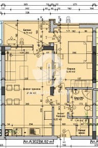 Двустаен апартамент БЕЗ ТАКСА в кв. Хоризонт, гр. Бургас