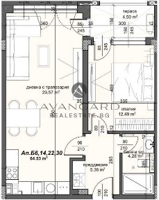 оф. 25682 Двустаен пред акт 15/ Тракия