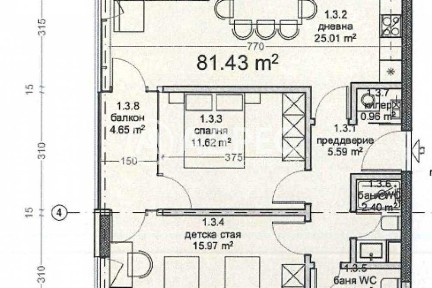 Тристаен апартамент, кв. Владислав Варненчик, гр. Варна