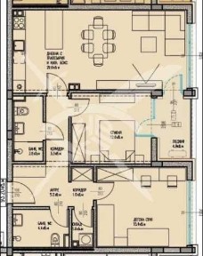 Тристаен апартамент в Мадика 819-28622
