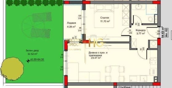 2-стаен в Варна-Аспарухово площ 94 цена 85816