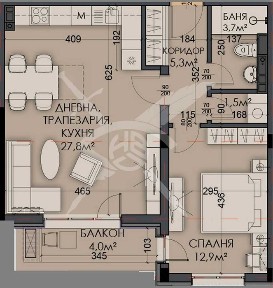 Мезонет в кв. Виница - 426-15266
