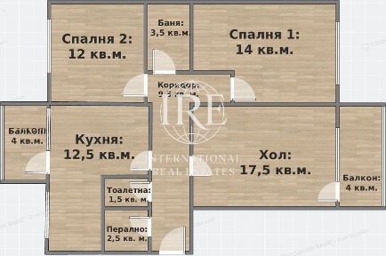 3-стаен 4 - отделни стаи в Варна-Чаталджа площ 88кв. м. цена 192 500